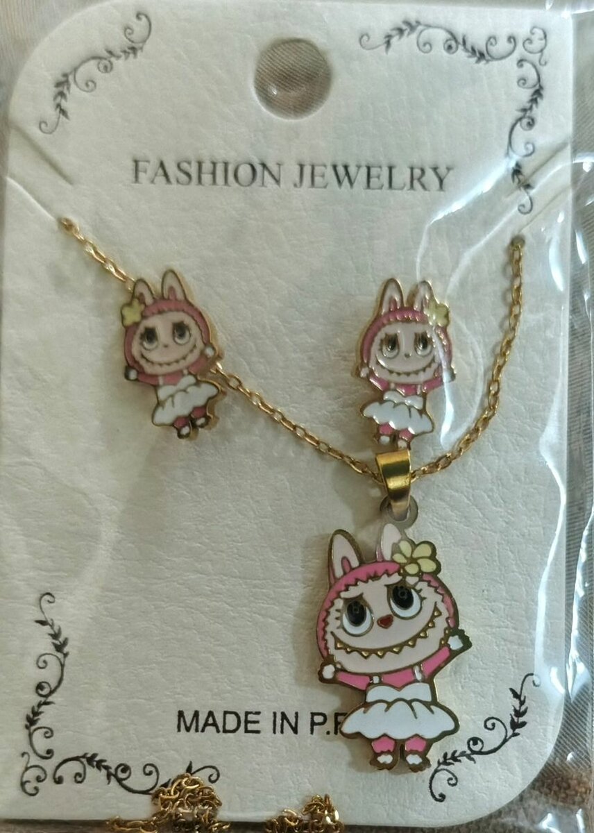 Collier Pendentif Émaillé Enfant