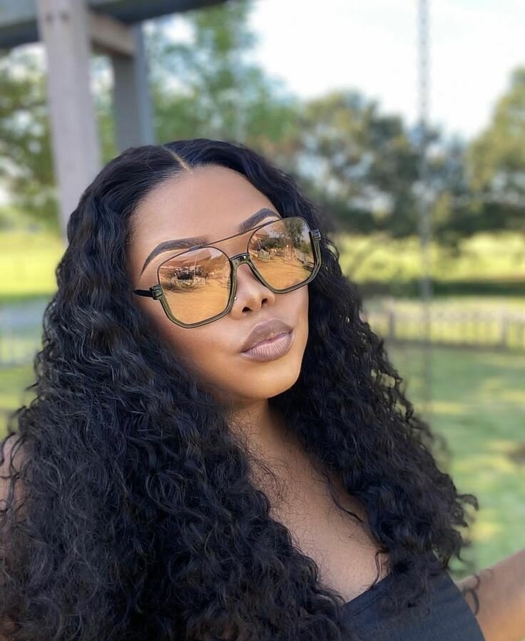 Lunettes de soleil tendance oversized