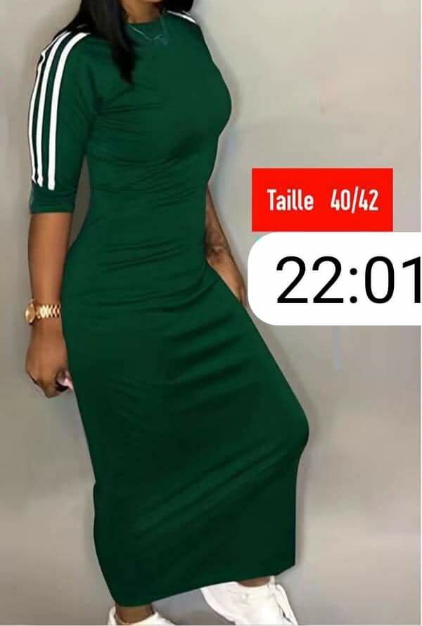 Robe Élégante Bicolore