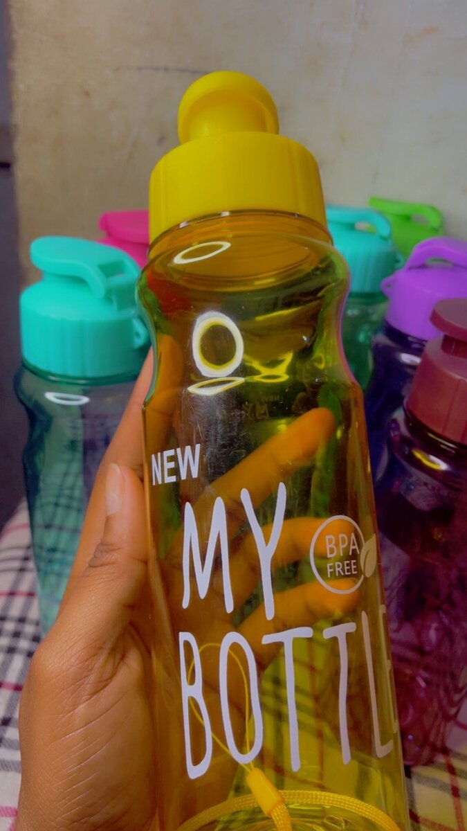 Bouteille d'eau BPA-Free Colorée