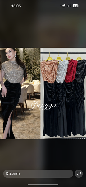 Платье паетка