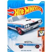 Hot Wheels AMC Rebel Machine (White) 2021 Muscle Mania