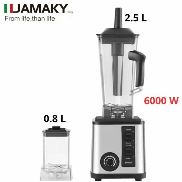 Jamaky Mixeur -Blender multifonction 2 en 1 JMK4007 6000 W 2