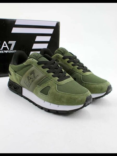 Baskets Vertes EA7 Homme