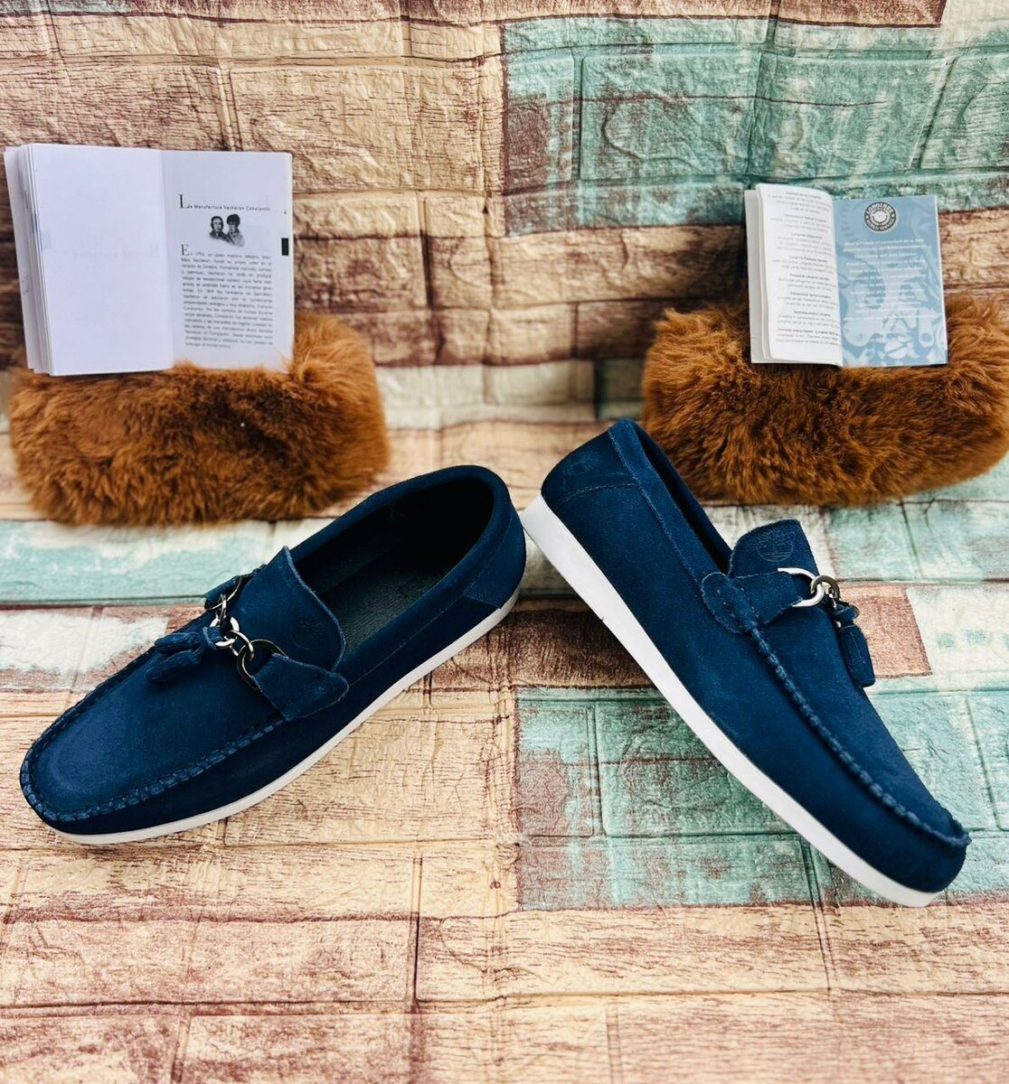 Mocassins élégants en daim