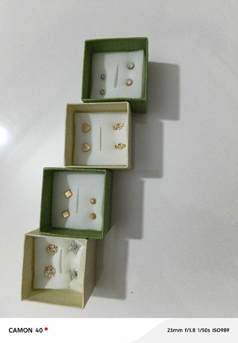 Boucles d'oreilles en or