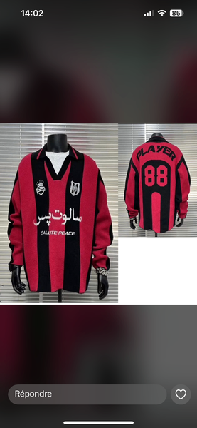 Maillot Sport Rouge et Noir