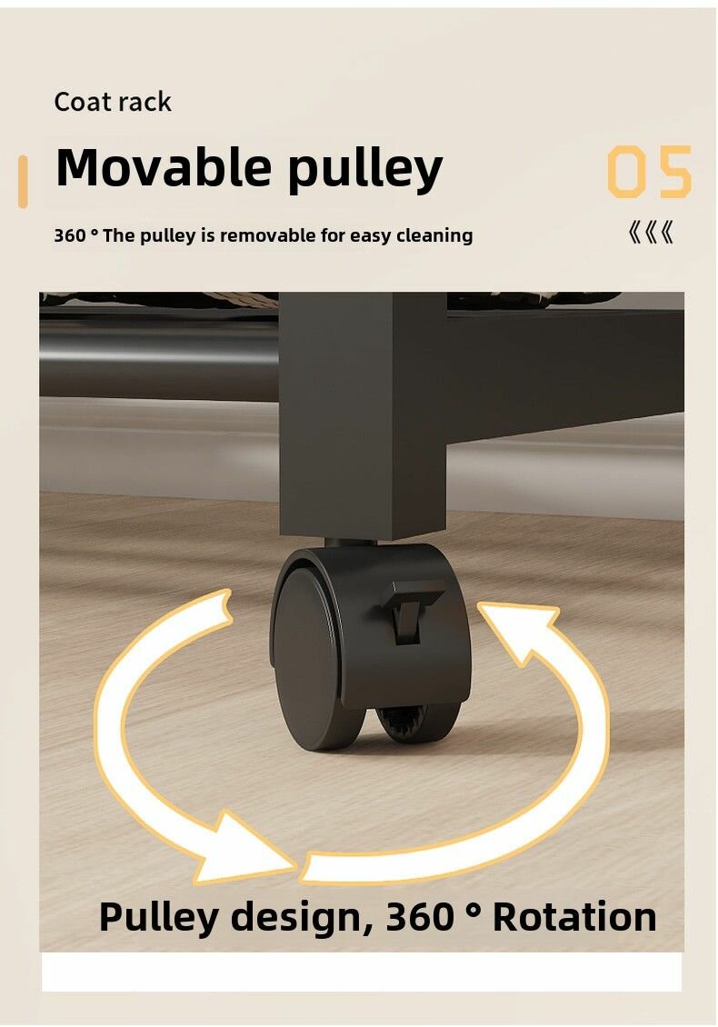 Portant à vêtements mobile