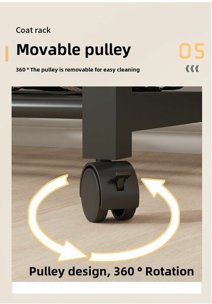 Portant à vêtements mobile