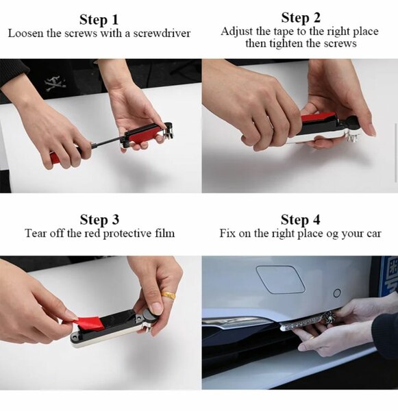 Lumières de voiture colorées