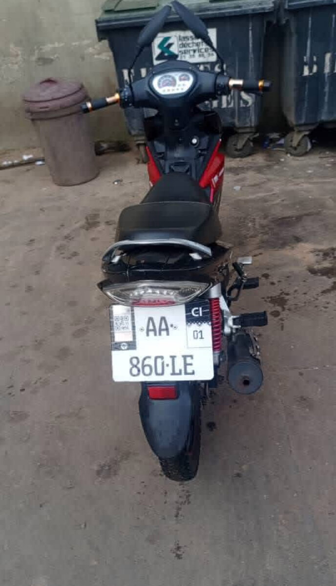 Moto de ville élégante