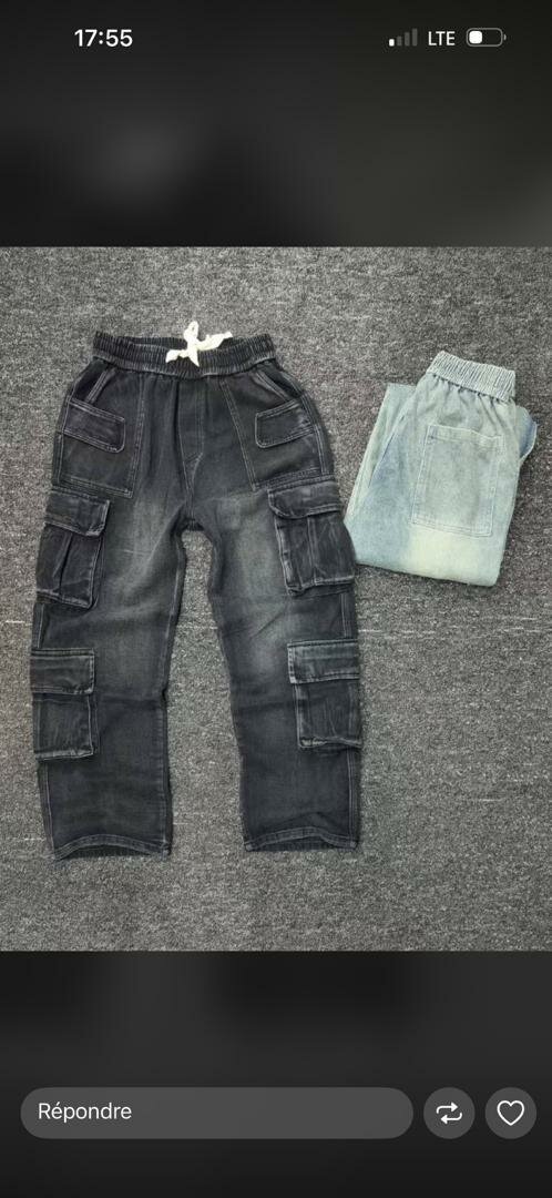 Pantalons cargo enfants stylés