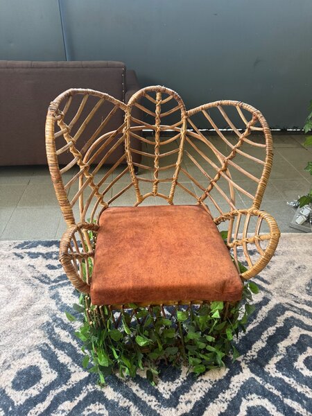 Elegant Woven Rattan Chair Set