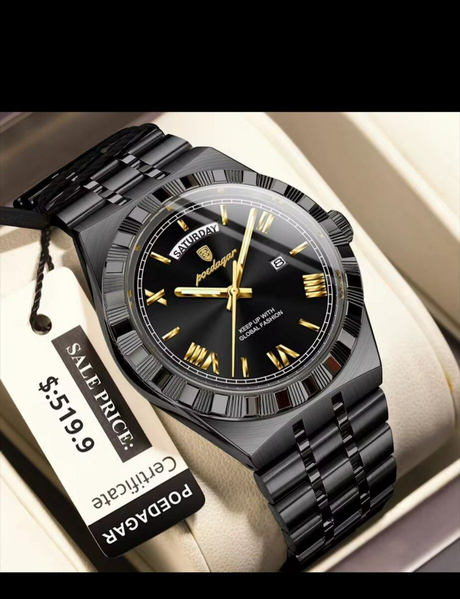 Montre Homme Poedagar Élégante