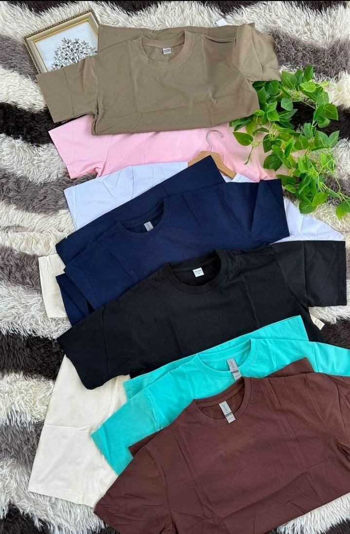 T-shirt en coton coloré