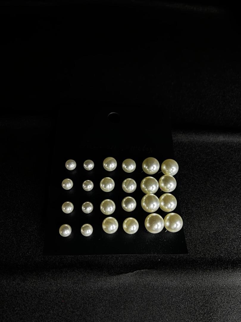 Boucles d'oreilles perles élégantes
