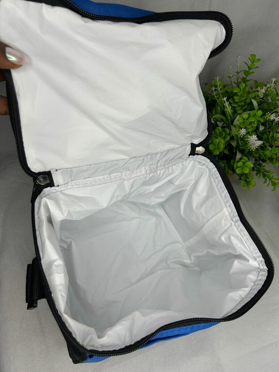 Sac isotherme lunch bleu