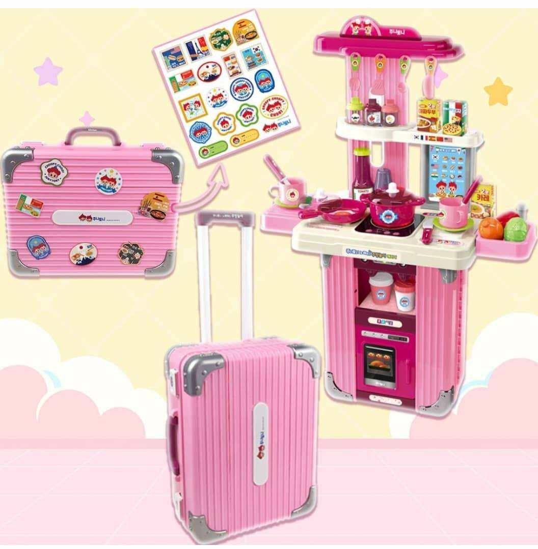 Cuisine enfant valise jouet portable