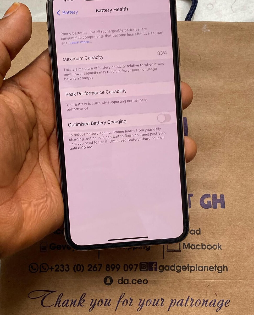 iPhone avec écran OLED