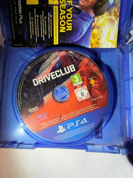 Cd PS4 Driveclub