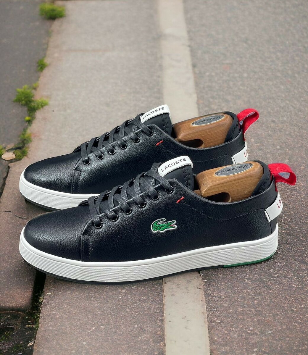 LACOSTE BLACK AND WHITE