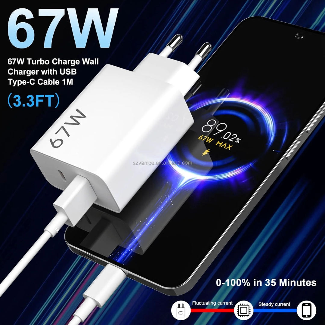 Chargeur rapide USB Type-C 67W
