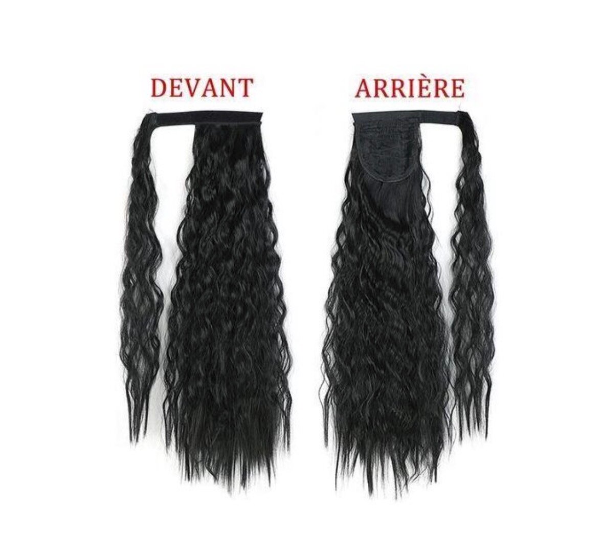 queue de cheval ondulée