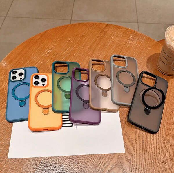 Coque téléphone avec support anneau