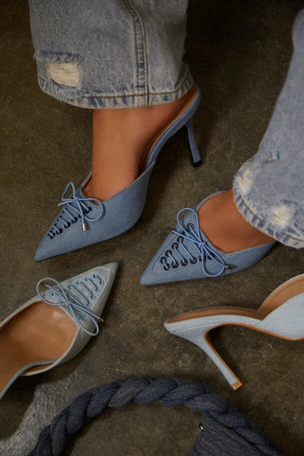 Pretty half shoe heel