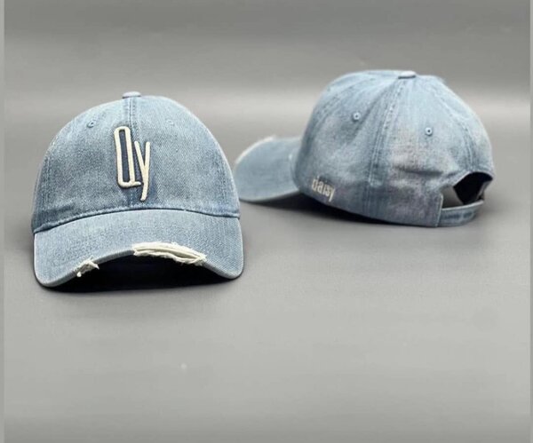 Casquette en denim tendance