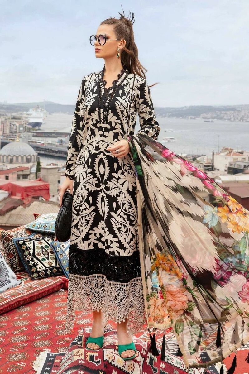 Maria.b lawn 2025 new summer Eid collection