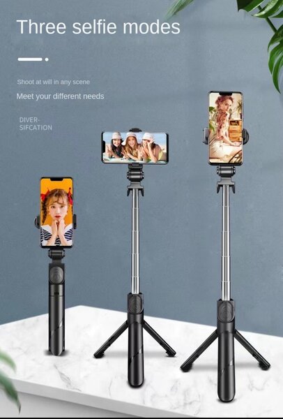 Strip pod selfie stick