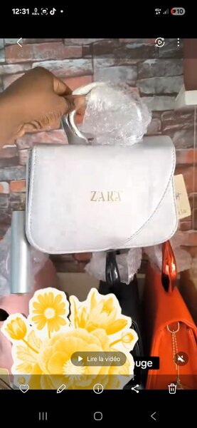 Sac à main en cuir Zara