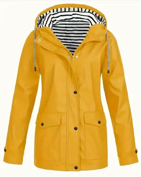 Imperméable à capuche femme