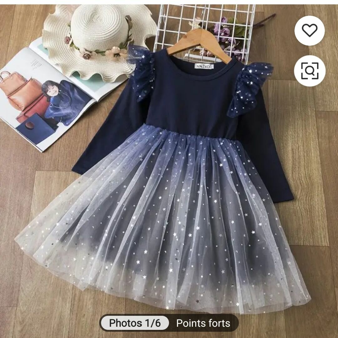 Robe Enfant Fantasy Étoiles