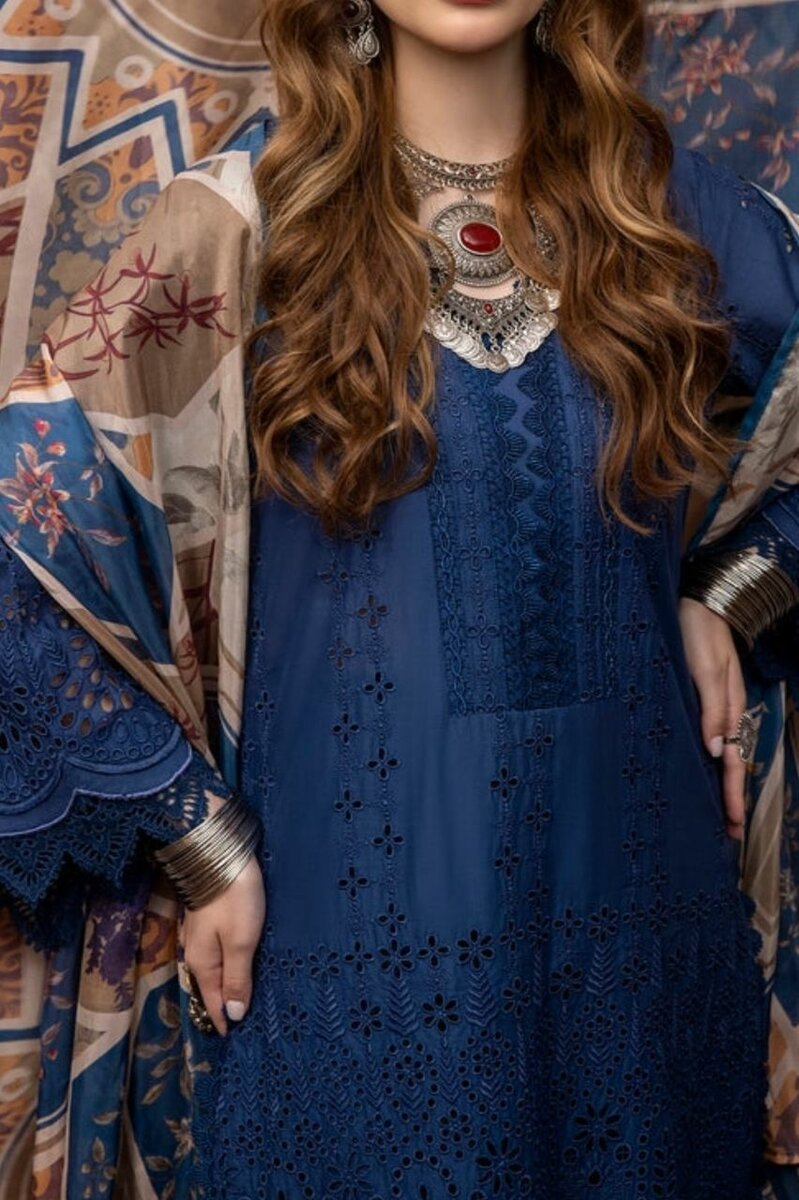 Lawn,organza,cotton 3 pc ,dc free