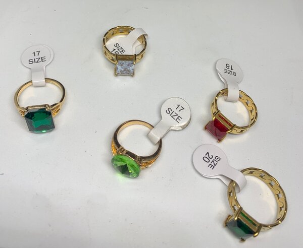 Emerald stone rings