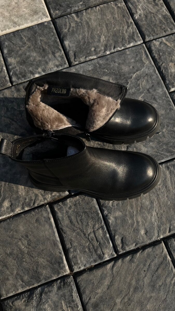 Сапоги кожаные