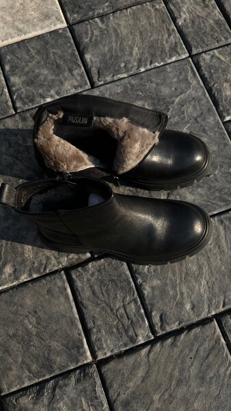 Сапоги кожаные