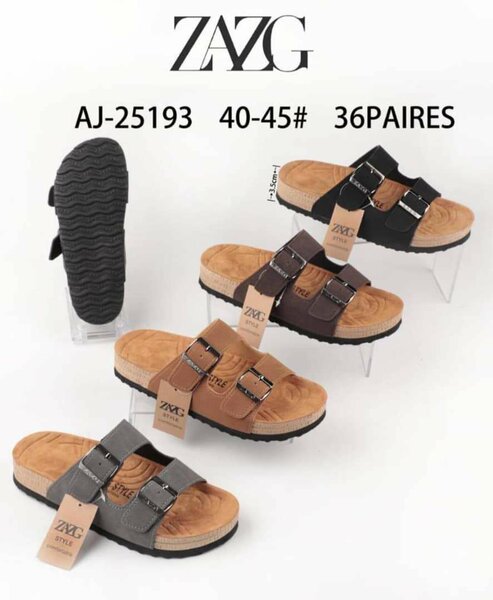 Sandales en cuir confortables