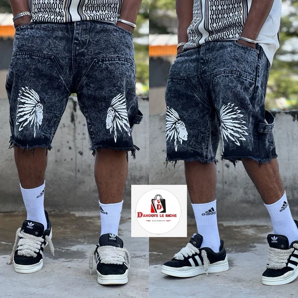 Shorts en jean décontracté