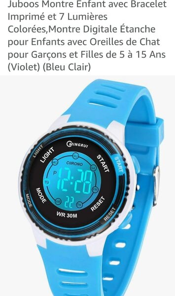 Montre digitale enfant étanche