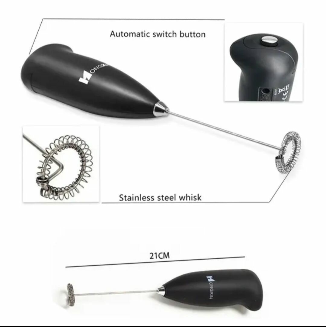 3 in 1 egg whisk, milk and coffee frother