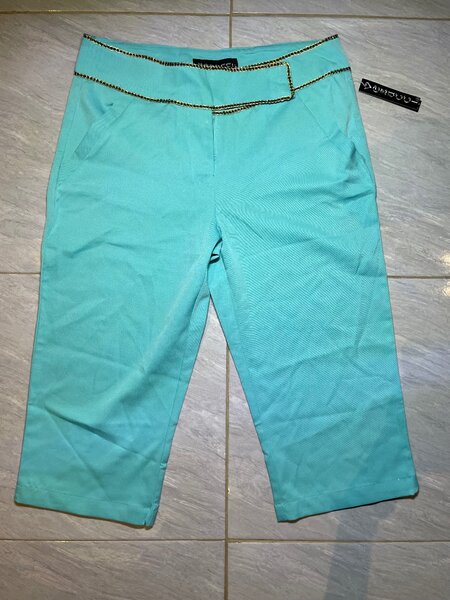 Teal Bermuda shorts