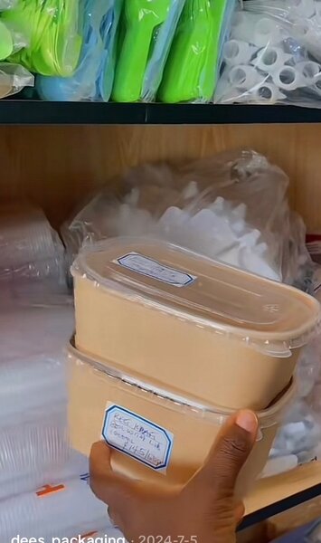 Paper disposable bowl