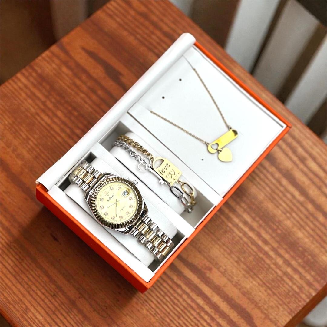 Coffret Cadeau Montre & Bijoux