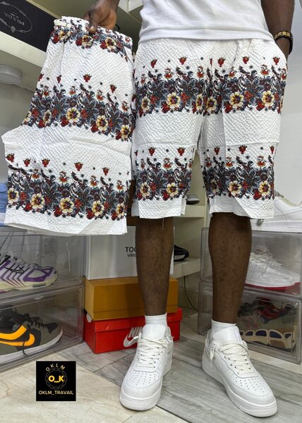 Shorts imprimés colorés été