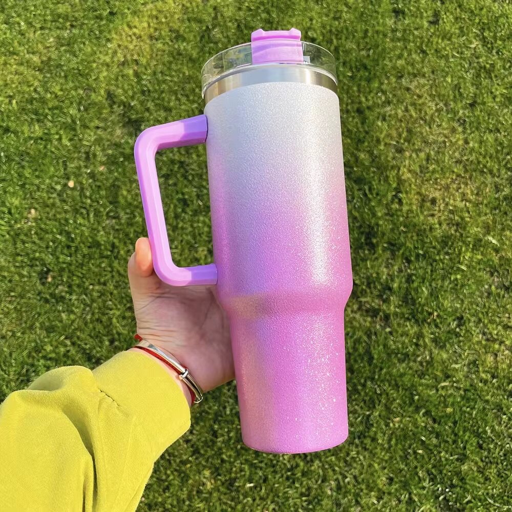 Gourde pailletée multicolore