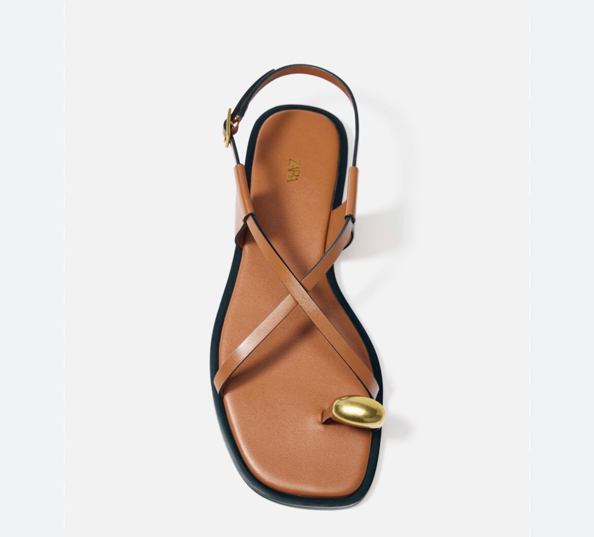 Sandale en cuir élégante