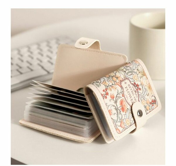 Portefeuilles de cartes-floral